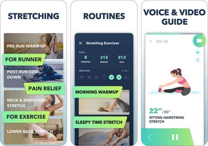 stretch  flexibility at home iphone and ipad app screenshot