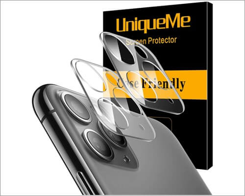 uniqueme camera lens protector for iphone 11 11 pro and 11 pro max