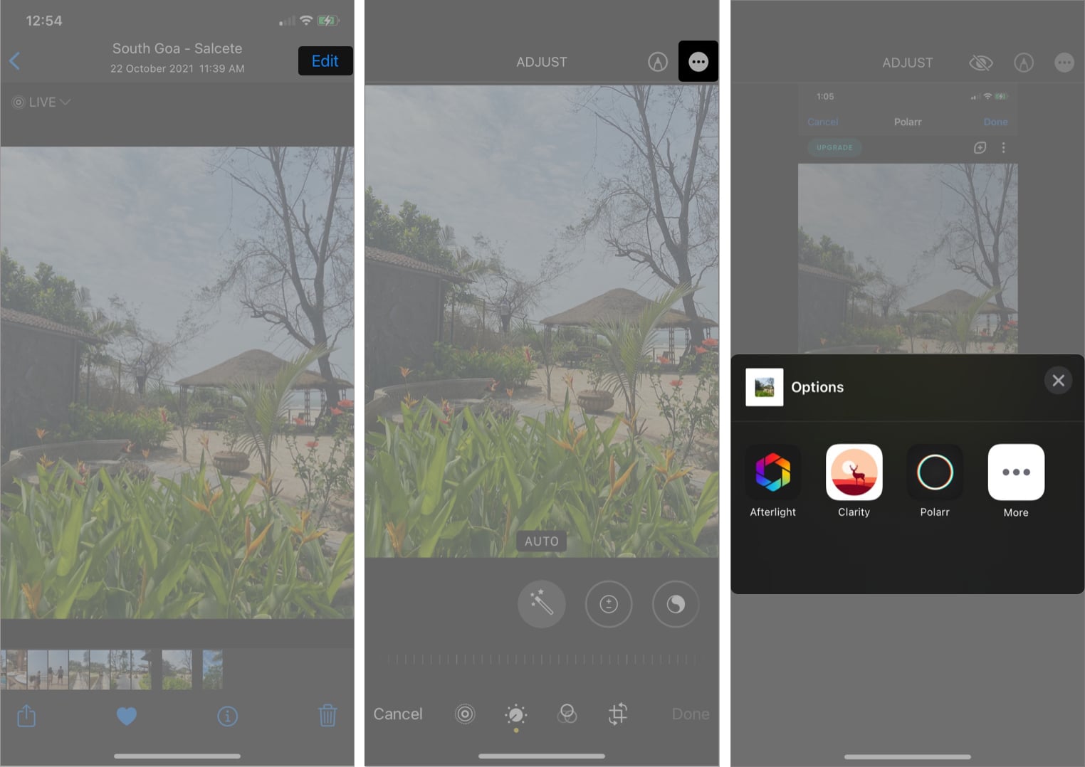 Add third party extensions in the Photos app