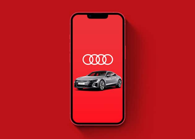 Audi e Tron car wallpaper for iPhone