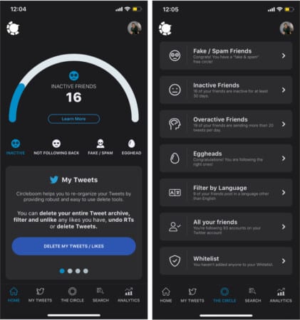 Circleboom gives you more Twitter follower insights