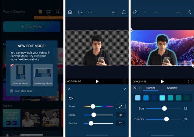 PowerDirector   Feature packed editing iPhone app