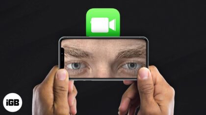 How to use facetime eye contact on iphone