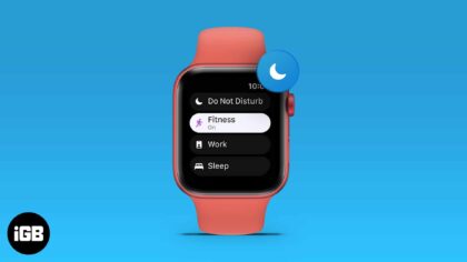 How to use focus on apple watch