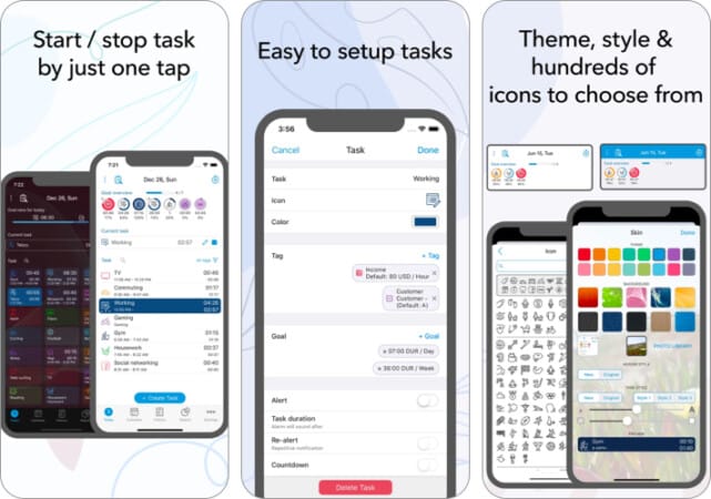 ATracker Time Tracker for iPhone and iPad