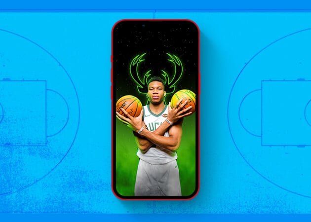 Giannis Antetokounmpo basketball iPhone wallpaper