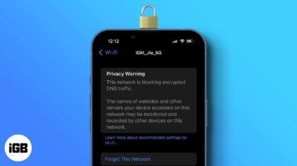How to fix network is blocking encrypted dns traffic on ios