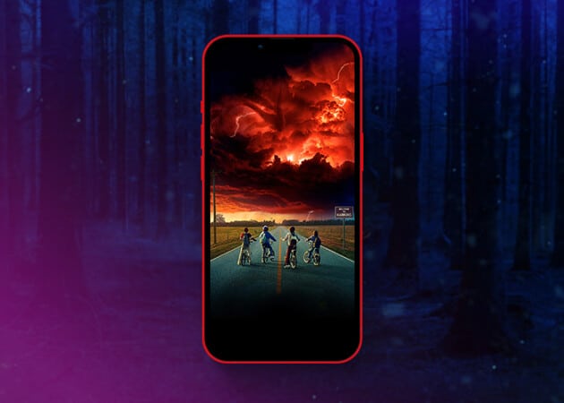 Mind Flayer Stranger Things iPhone wallpaper