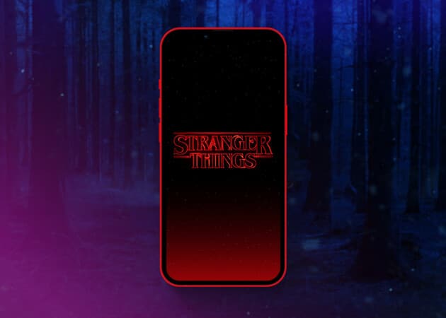 Stranger Things Logo Wallpaper iPhone