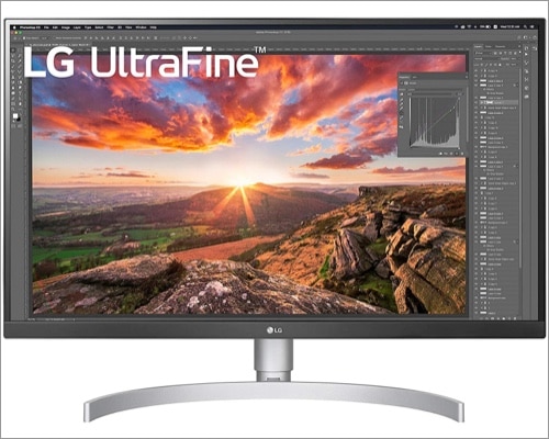 LG 27UN850 W Ultrafine UHD Monitor