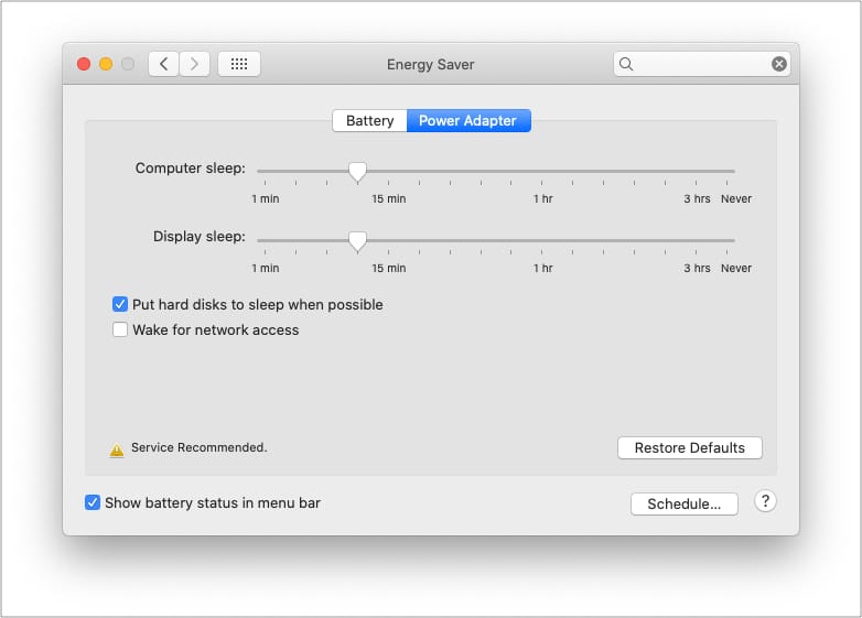 Adjust Computer Sleep and Display Sleep Accordingly