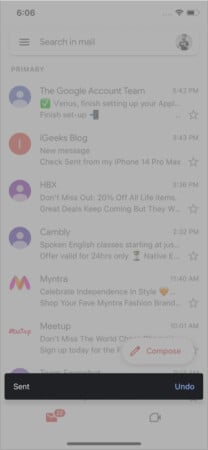 Unsend an email from third party mail clients