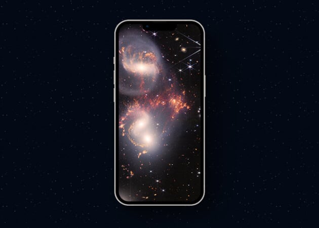 Stephen's Quintet James Webb Telescope wallpapers