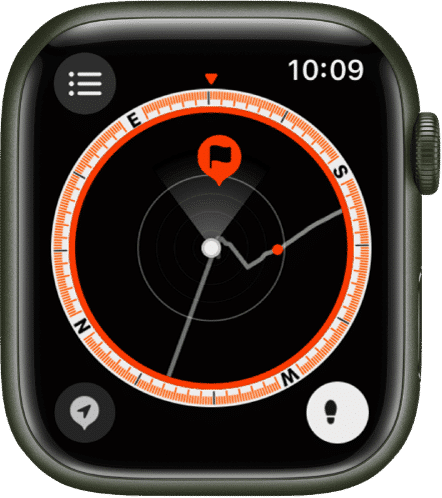 Trace your steps on apple watch