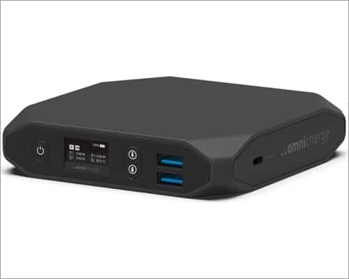Omnicharge USB C power bank for Mac