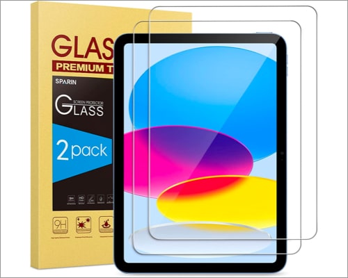 SPARIN screen protector for iPad 10th Generation 109 Inch