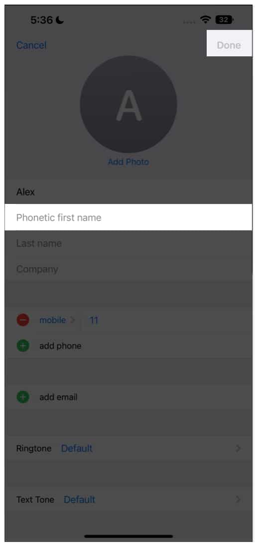 Teach Siri to pronounce names correctly using text based ways