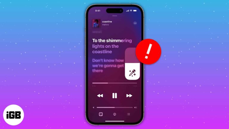 Apple music sing not working