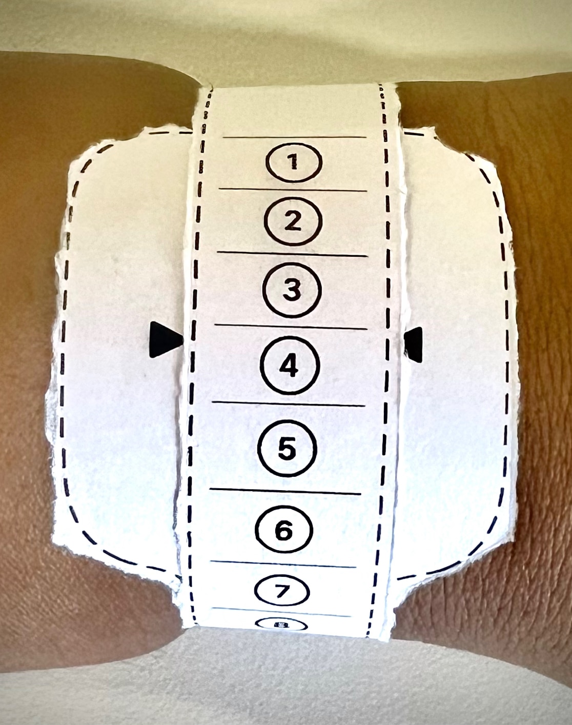 Check your band size using Apples printable tool