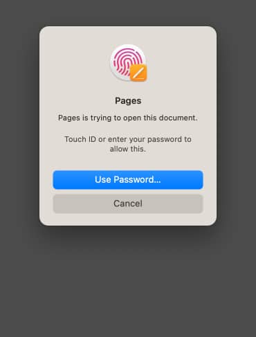 How to open locked documents on Mac