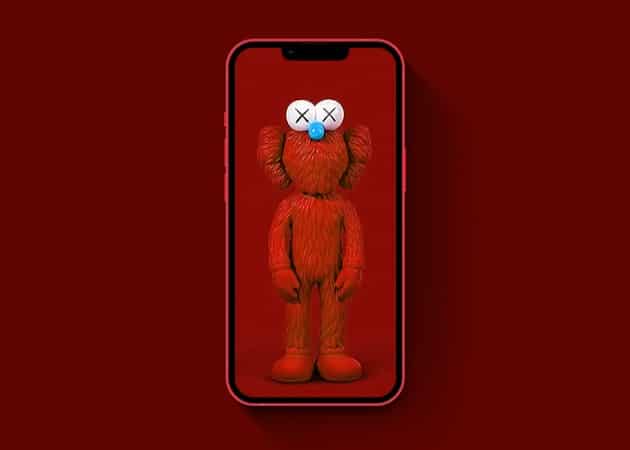 Kaws wallpaper for iPhone in 4K