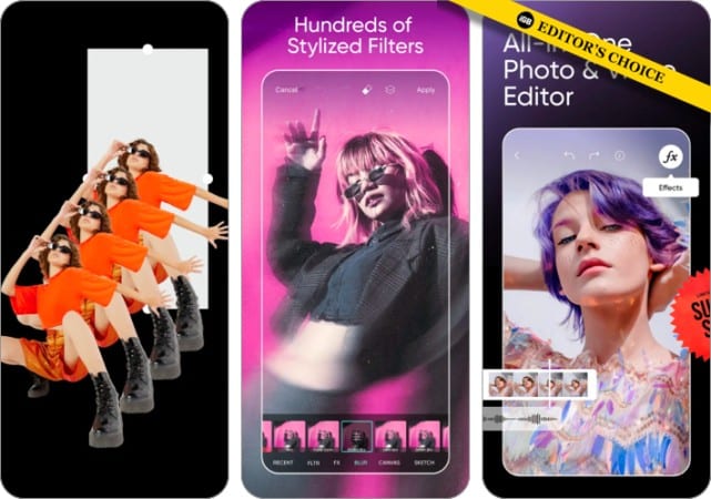 Picsart Photo Editor  Video iPhone app to add text