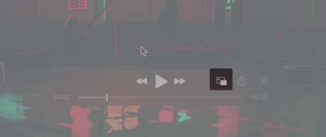 Play a video with picture in picture in QuickTime Player on Mac