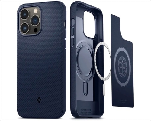 Spigen Mag Armor MagFit Matte Black case for iPhone 14 Pro