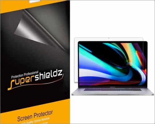 Supershieldz PET Film Screen Protector for MacBook Pro 16 inch