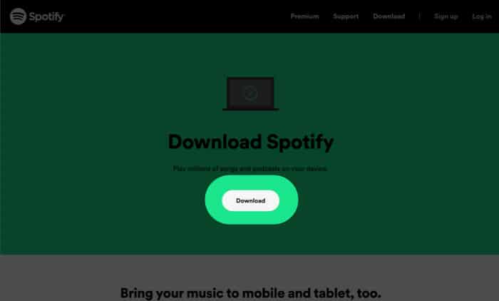 Download Spotify on Mac