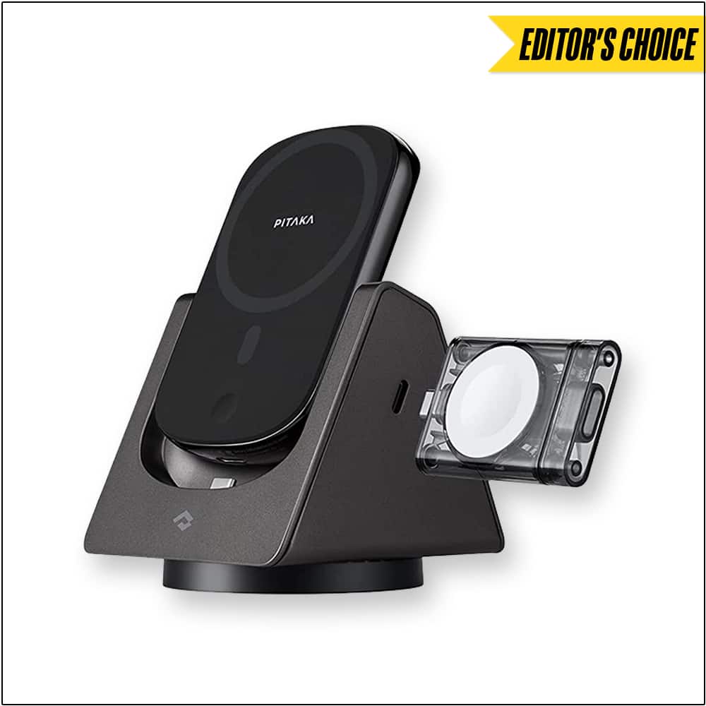 PITAKA MagEZ Slider 2 3 in 1 Apple Charging Station