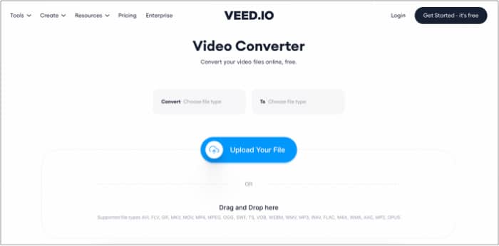veedio video converter screenshot