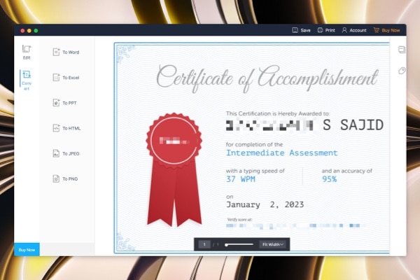 Convert PDF to Word Excel PPT and more