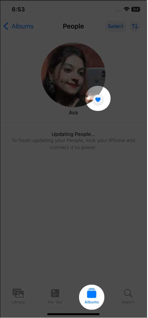 Mark your favorite people in photos on iPhone