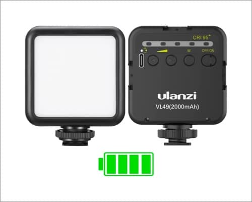 Ulani LED video light   Best external light for iPhone
