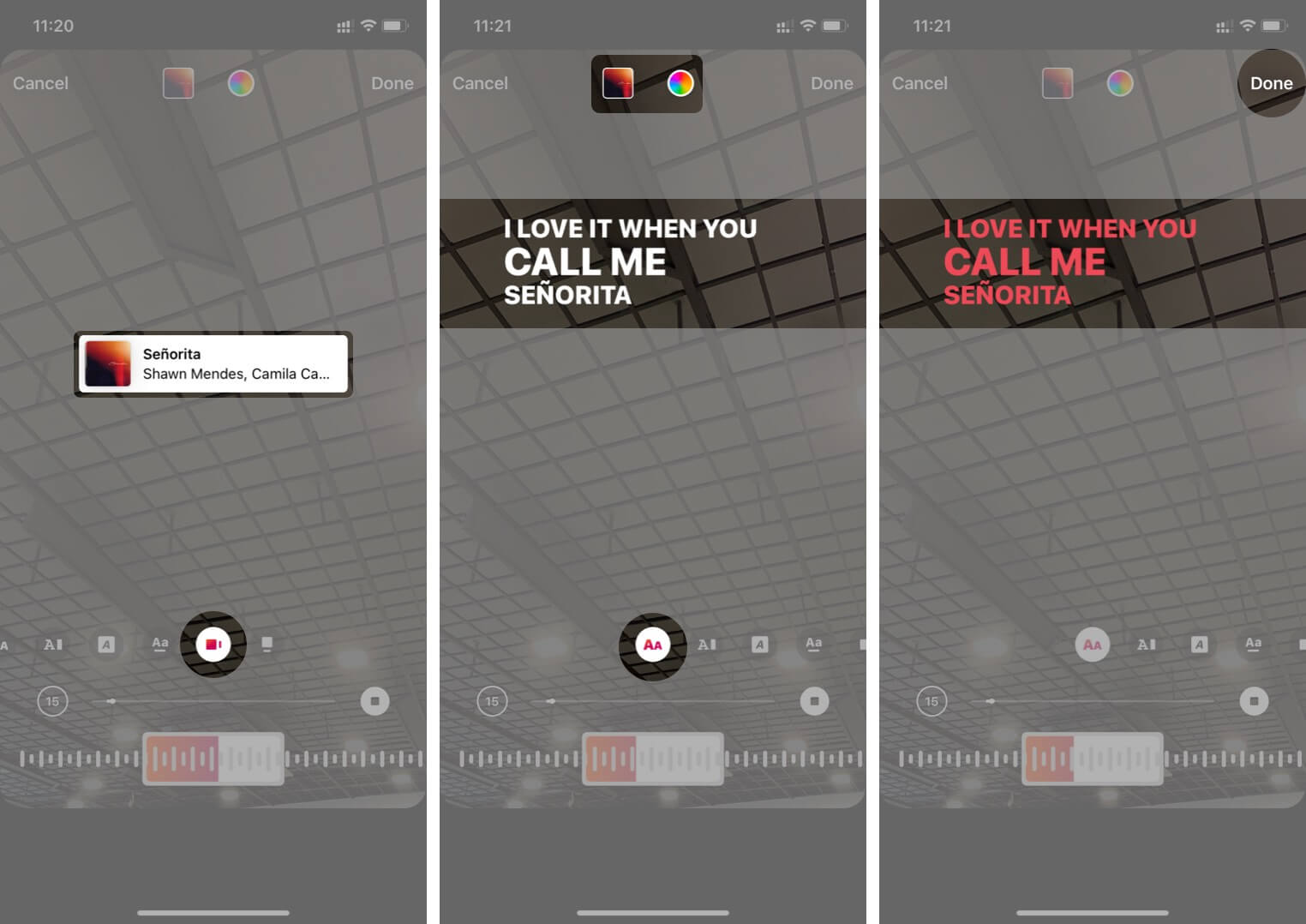 Customize Song Appearance on your Instagram Story