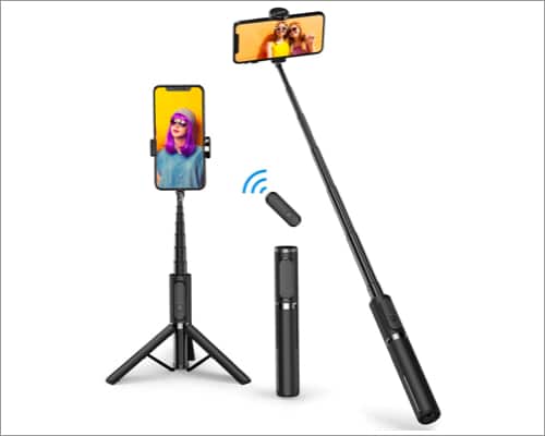 ATUMTEK Bluetooth Selfie Stick Tripod Extendable 3 in 1 Aluminum Selfie Stick