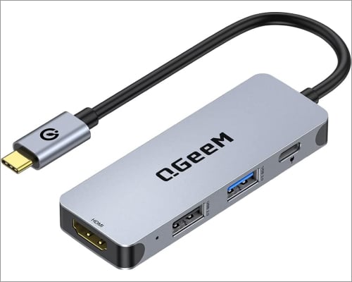 QGeeM 4 in 1 USB C Adapte for iPad Pro