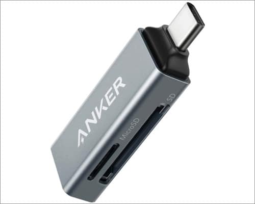 Anker SD Card Reader 2 in 1 USB C Memory Card Reader for SDXC