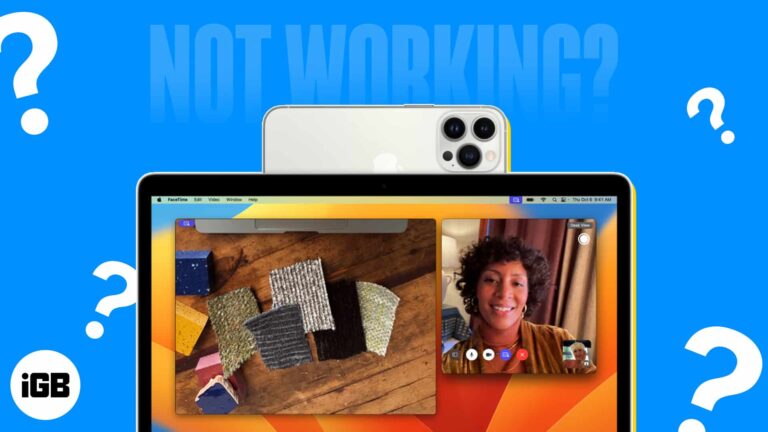 Fix iphone continuity camera not working on mac
