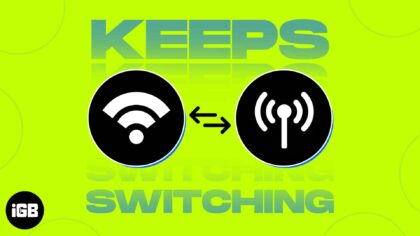 Wi fi keeps switching to cellular on iphone