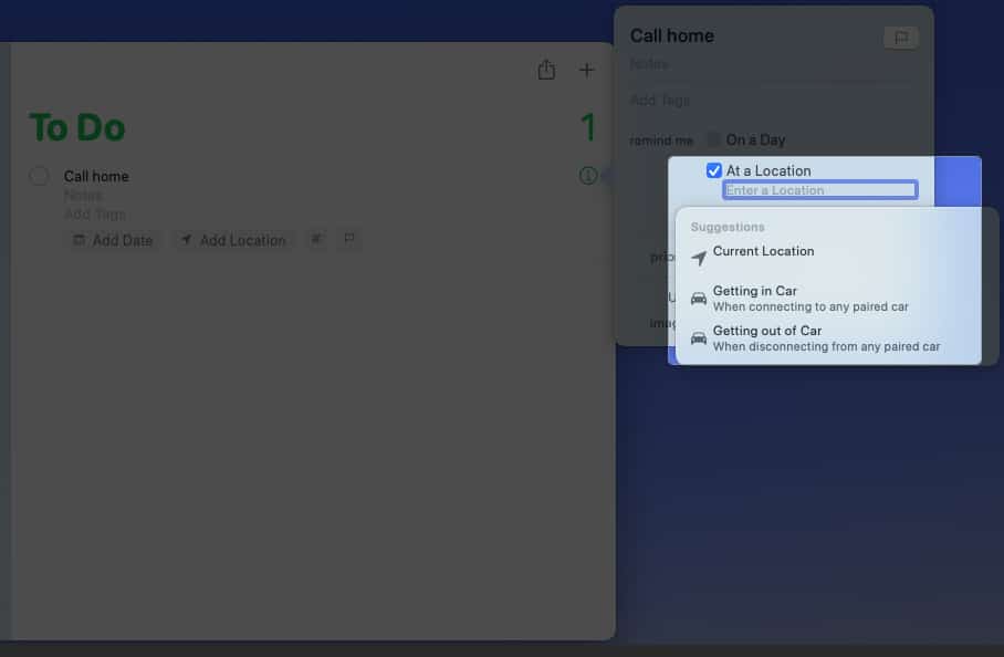 Check the box for a Location Click Enter a Location directly on Mac beneath
