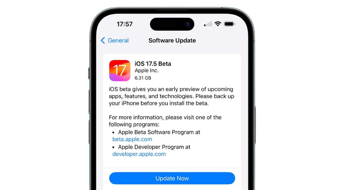 Apple iOS 175 Public Beta
