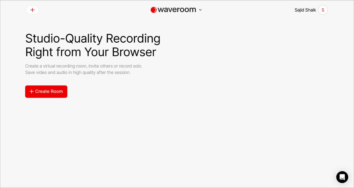 Click the Create Room option