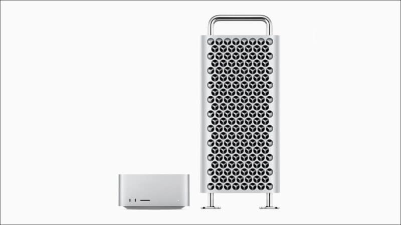 M2 Ultra Mac Studio vs Mac Pro 2023 design and form factor