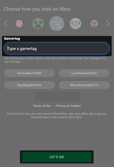 Make a Microsoft account for Minecraft