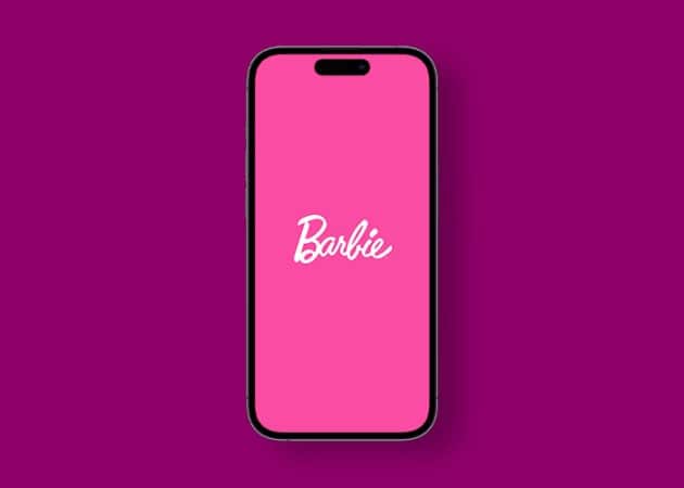 Skinny dip and stylish Barbie logo wallpaper