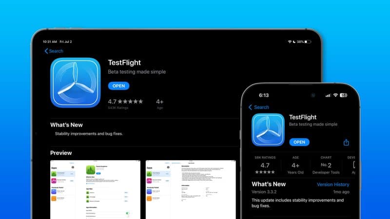testflight for iphone and iPad