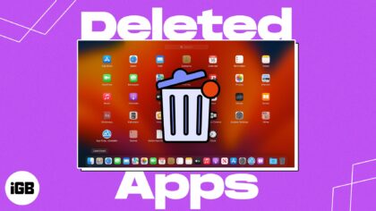 Deleted app still showing up on mac