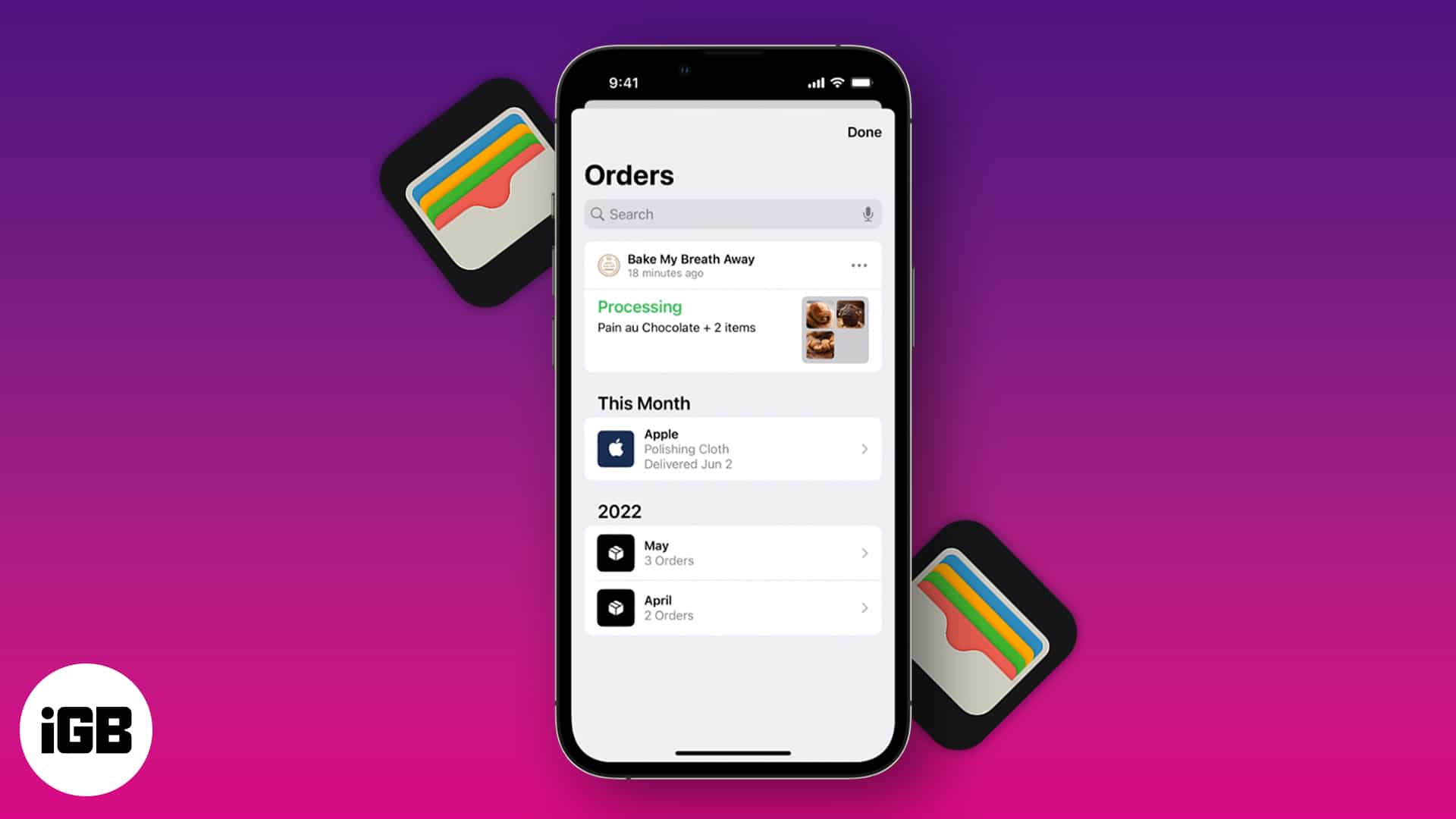 How to track your orders in the wallet app in ios 16